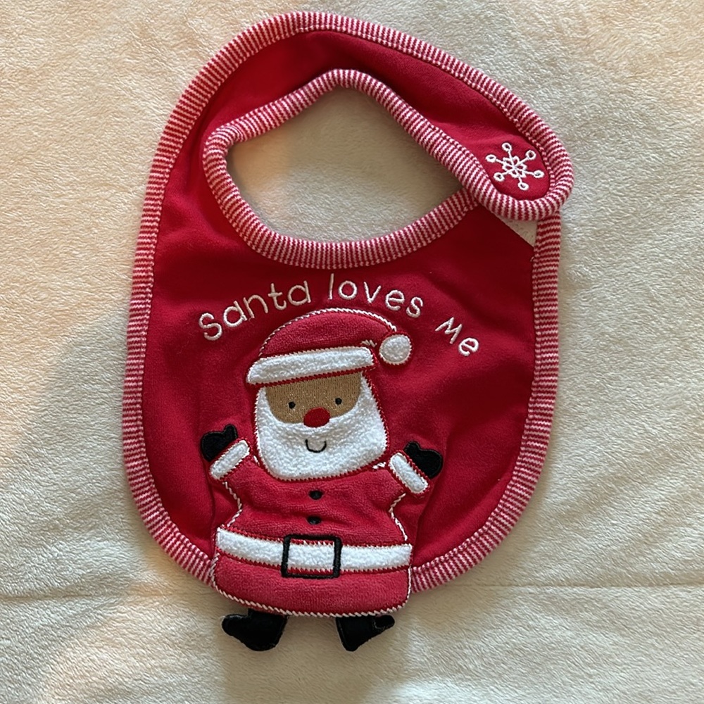 (4) Santa Baby Bibs Bundle - Picture 8 of 9